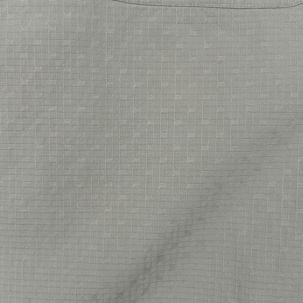 Jos. A. Bank Men L Stay Cool Seersucker Button Down Short Sleeve Sage Green Grid - Picture 4 of 8